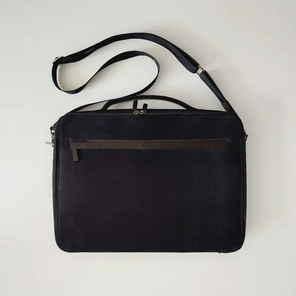 Oroton Bags Vintage Oroton Black Laptop Bag Unisex Poshmark